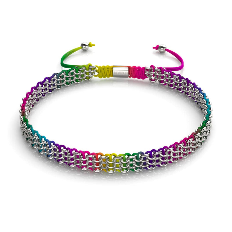 Spectrum x Silber | Kismet Links | Choker Halskette