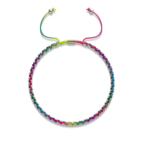 Spectrum x Silber | Kismet Links | Deluxe Choker Halskette