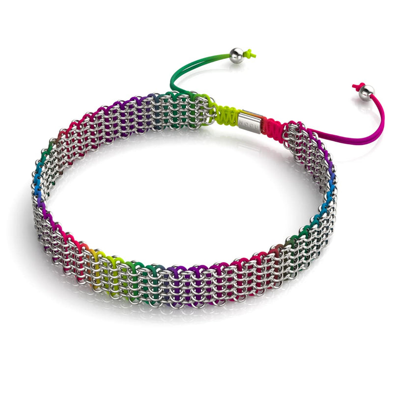 Spectrum x Silber | Kismet Links | Deluxe Choker Halskette