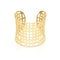 Gitter | 18 Karat Gold | Lasergeschnittene Manschette