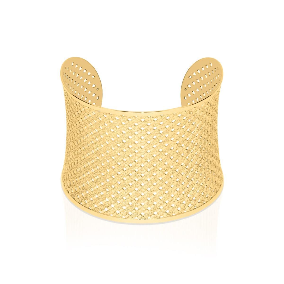 Metropolis | 18 Karat Gold | Lasergeschnittene Manschette