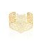 Eule | 18 Karat Gold | Lasergeschnittene Manschette