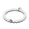 Fuji | Silber | Diffusorarmband aus weißem Lavastein
