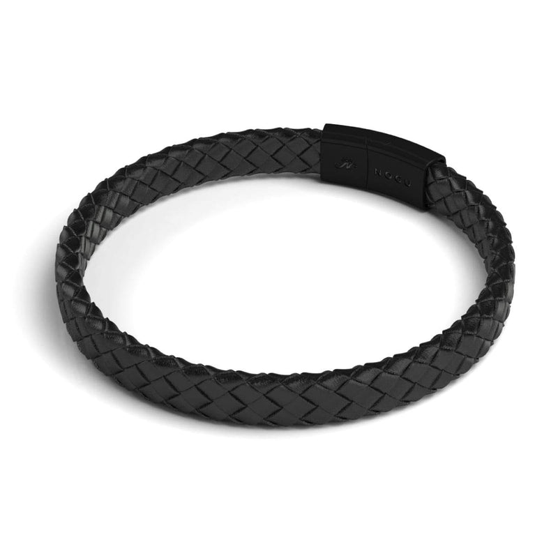 Rotguss | Unendlichkeitsgeflecht | Mini-Lederarmband