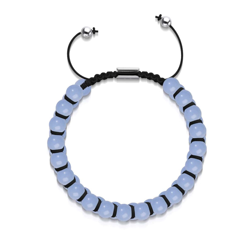 Azurblau | Lumos Keramik | Vitality Makramee Armband