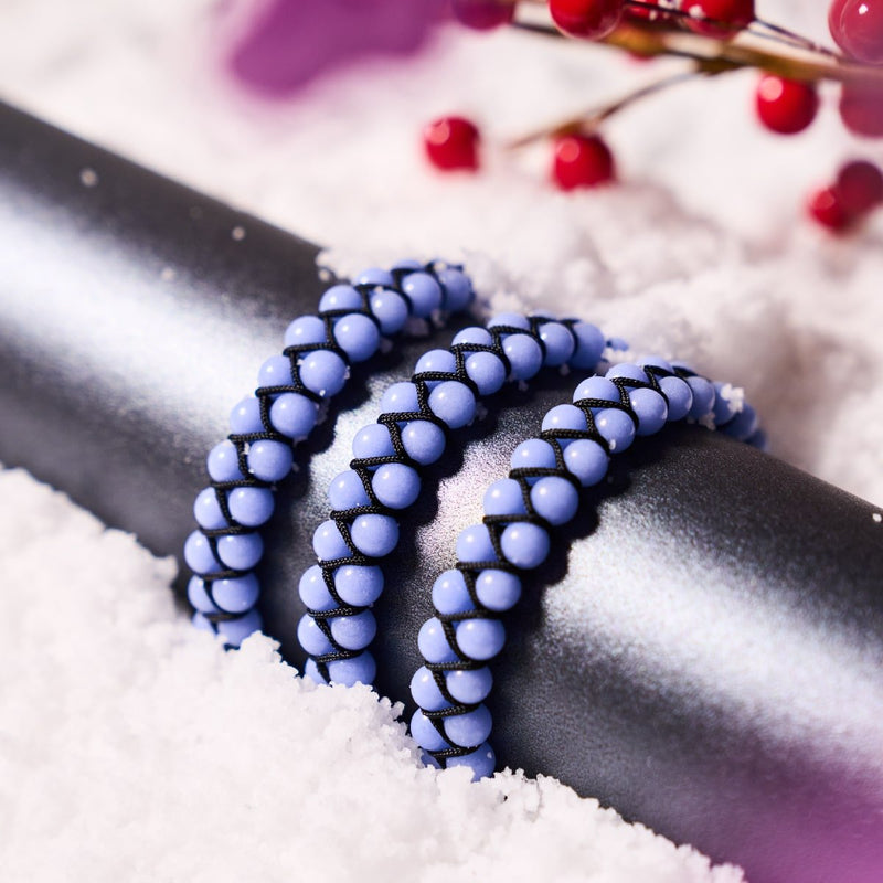 Azurblau | Lumos Keramik | Vitality Makramee Armband