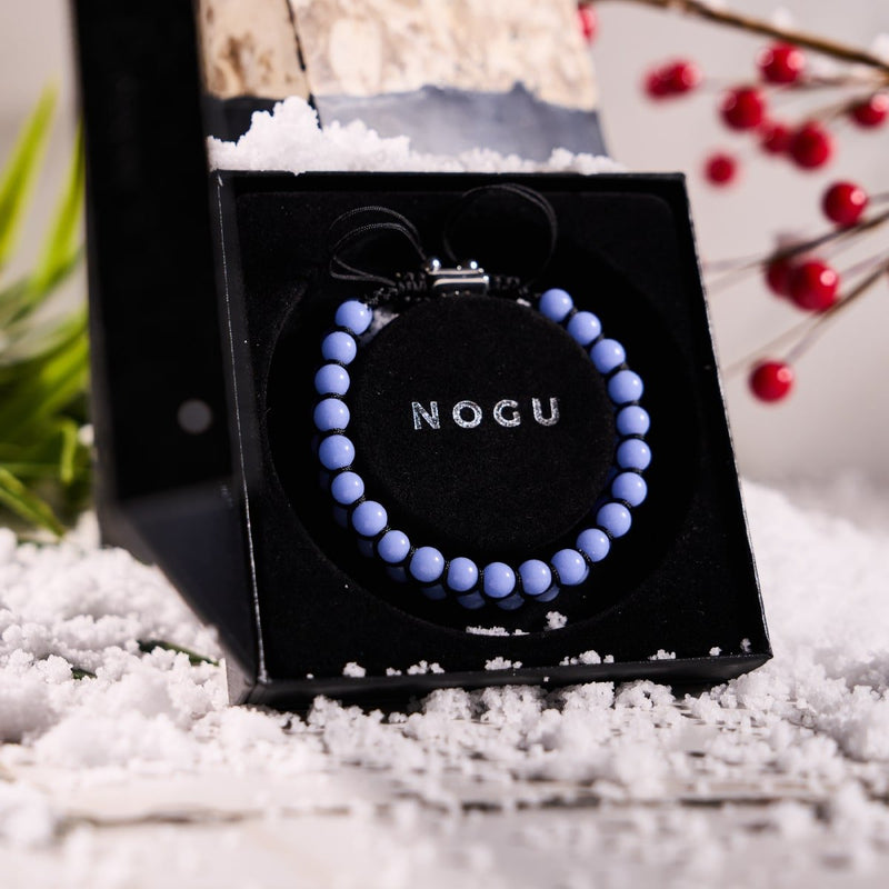Azurblau | Lumos Keramik | Vitality Makramee Armband