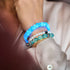 Azurblau x Ultramarin | Lumos Keramik | Vitality Makramee Armband