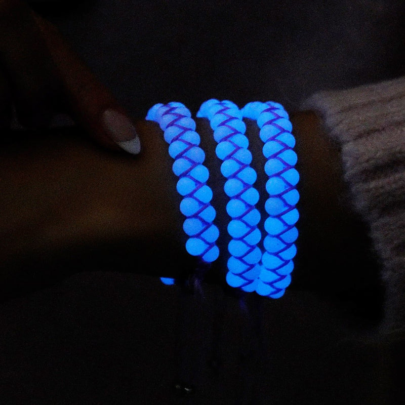 Azurblau x Ultramarin | Lumos Keramik | Vitality Makramee Armband