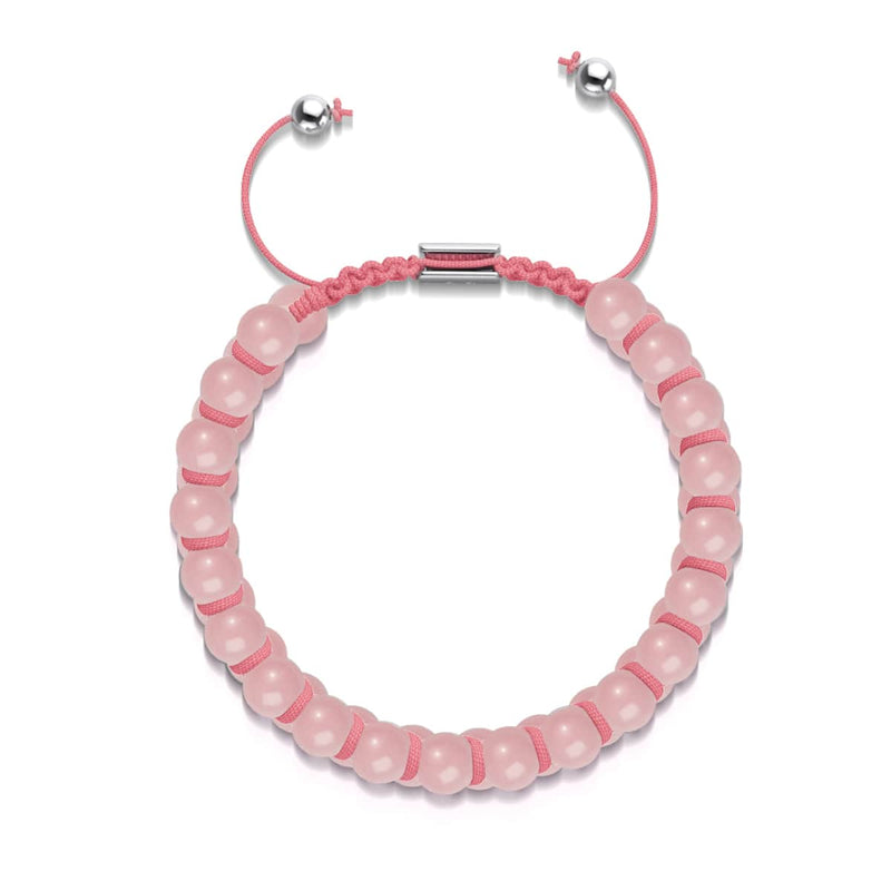 Koralle | Lumos Keramik | Vitality Makramee Armband