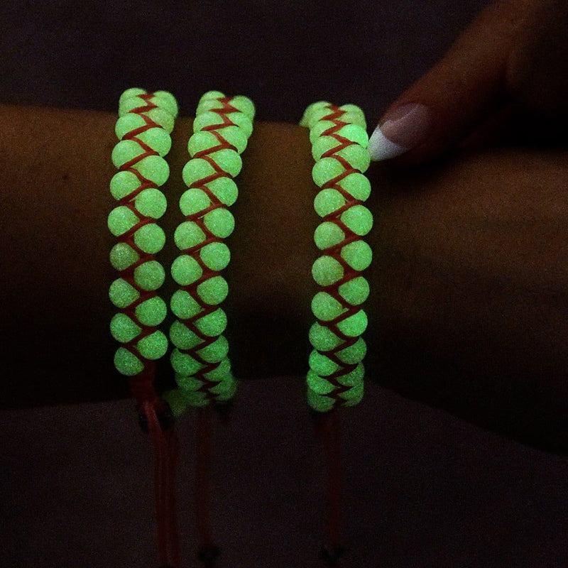Koralle | Lumos Keramik | Vitality Makramee Armband