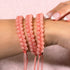 Koralle | Lumos Keramik | Vitality Makramee Armband