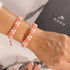 Koralle x Porzellan | Lumos Keramik | Vitality Makramee Armband