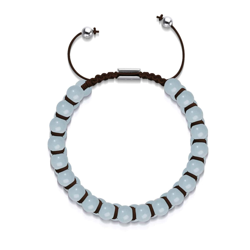 Lunar Blue | Lumos Keramik | Vitality Makramee Armband
