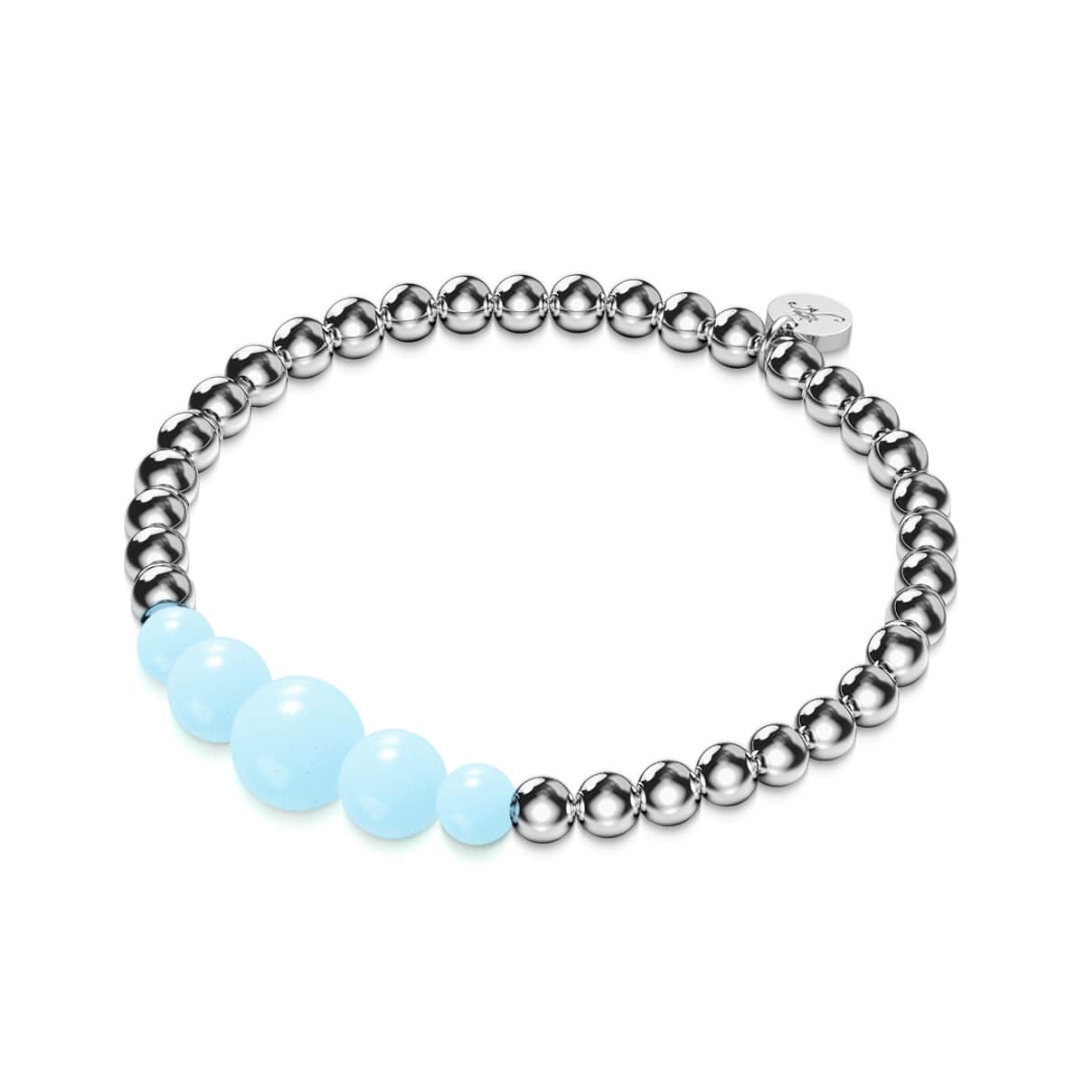 Ultramarin | Silber | Lumos Keramik-Ausdrucksarmband