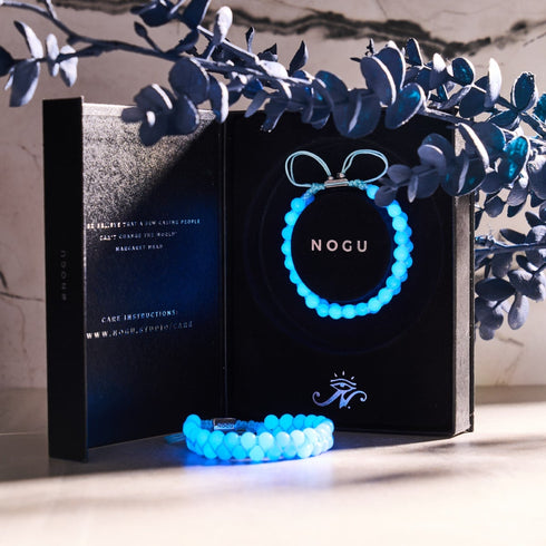 Ultramarin x Porzellan | Lumos Keramik | Vitality Makramee Armband