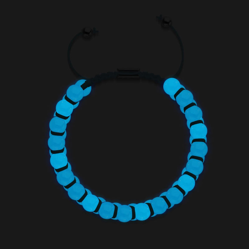 Ultramarin x Porzellan | Lumos Keramik | Vitality Makramee Armband