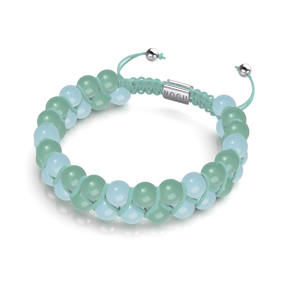 Viridian x Ultramarin | Lumos Keramik | Vitality Makramee Armband