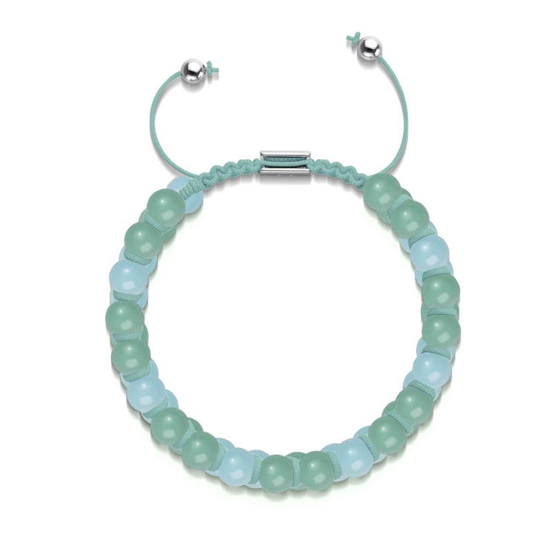 Viridian x Ultramarin | Lumos Keramik | Vitality Makramee Armband