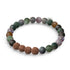 Arya | Indischer Achat x Rudraksha | Mala-Armband