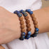 Wahrsagerei | Lapis x Rudraksha | Mala-Armband