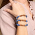 Elementare Energie | Blauer Aventurin x Rudraksha | Mala-Armband