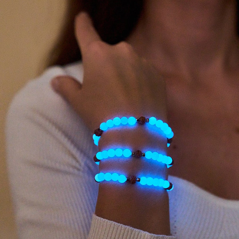 Licht von Samsara | Edelstein x Lumos Rudraksha | Mala-Armband