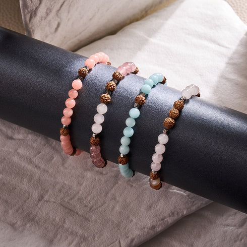 Mahayana | Edelstein Rudraksha | Mala-Armband