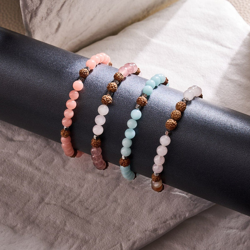 Mahayana | Edelstein Rudraksha | Mala-Armband