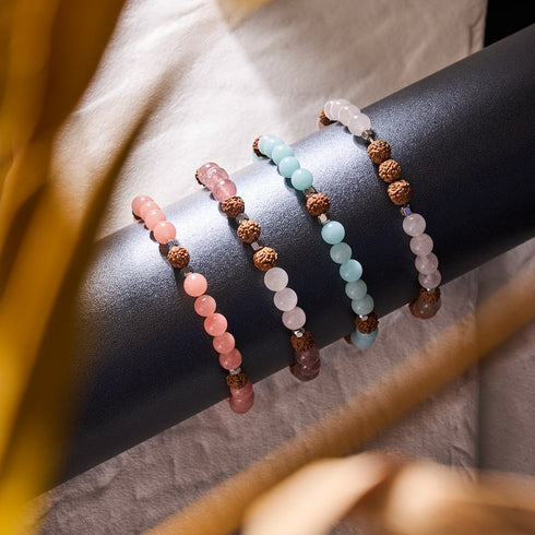 Mahayana | Edelstein Rudraksha | Mala-Armband