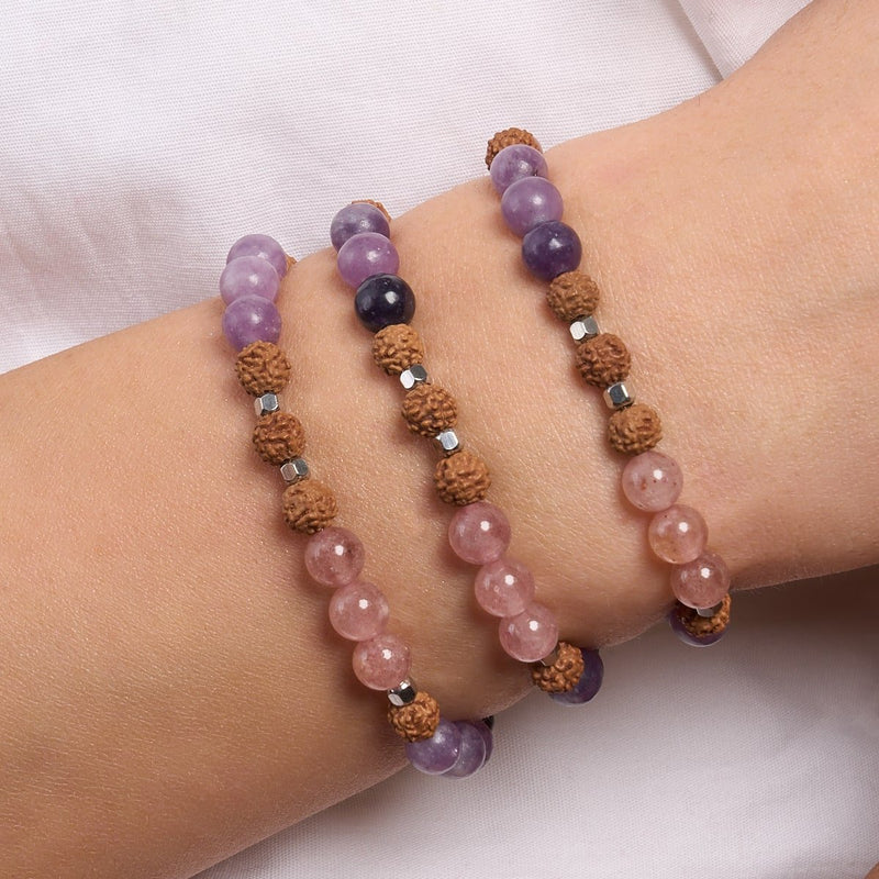 Mandala | Edelstein Rudraksha | Mala Armband