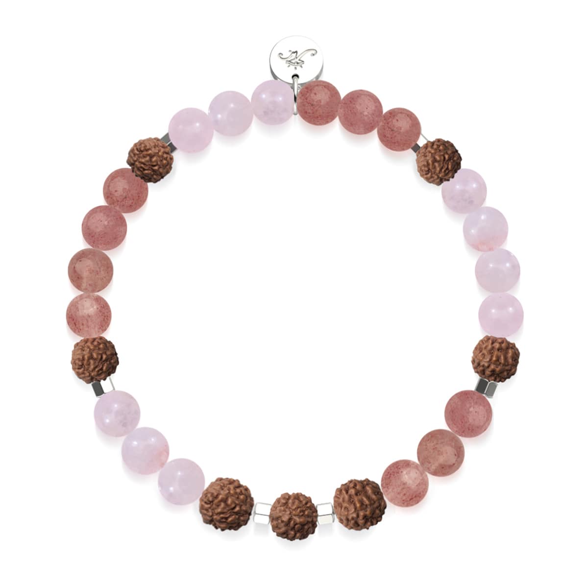 Achtsamkeit | Edelstein Rudraksha | Mala Armband