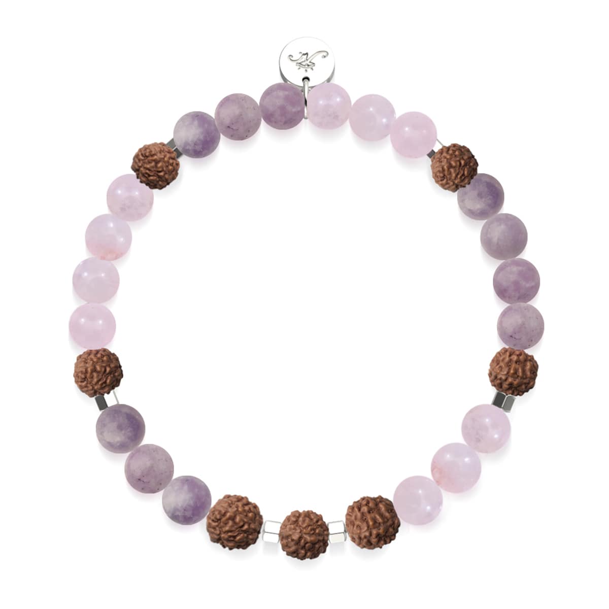 Namaste | Edelstein Rudraksha | Mala-Armband
