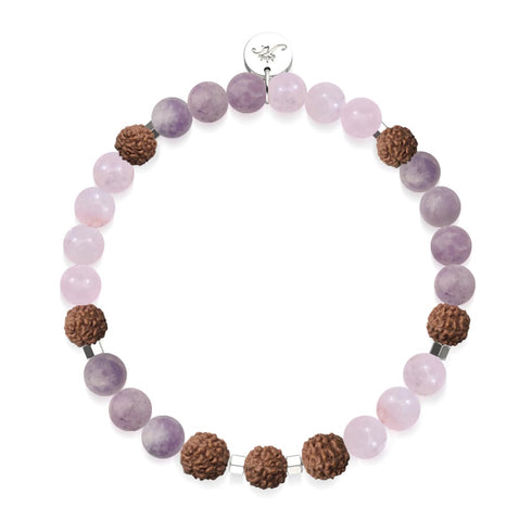 Namaste | Edelstein Rudraksha | Mala-Armband