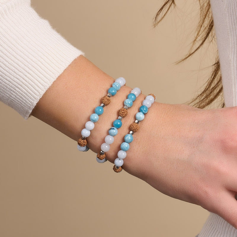 Prana | Edelstein Rudraksha | Mala Armband