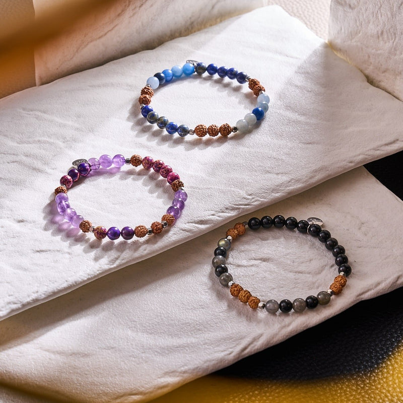 Sensei | Edelstein Rudraksha | Mala Armband