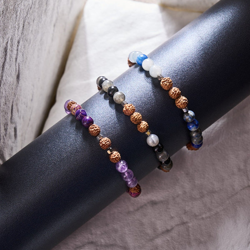 Sensei | Edelstein Rudraksha | Mala Armband