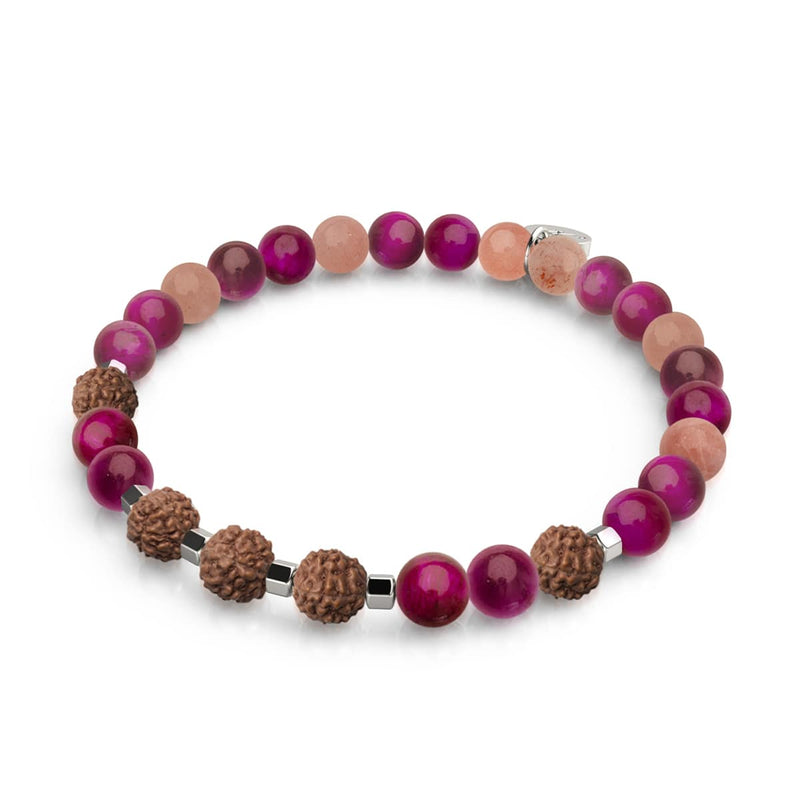 Sonnenwende | Edelstein Rudraksha | Mala Armband