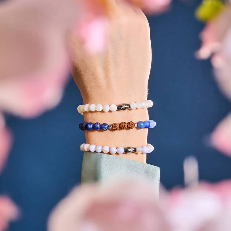 Tao | Edelstein Rudraksha | Mala Armband