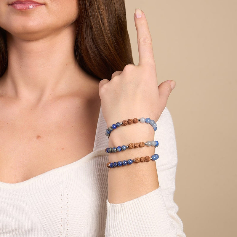 Tao | Edelstein Rudraksha | Mala Armband