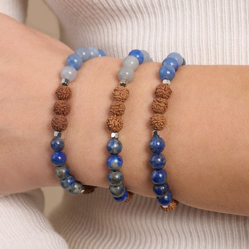 Tao | Edelstein Rudraksha | Mala Armband
