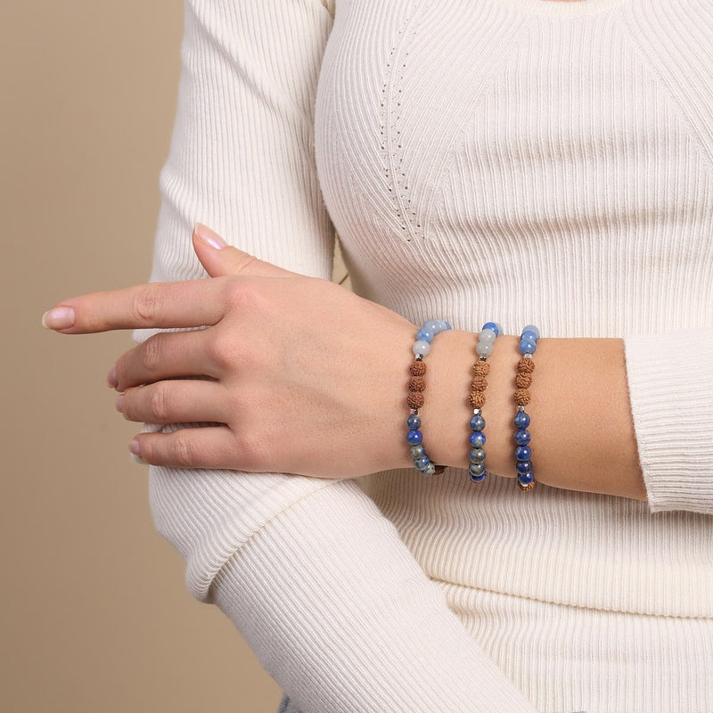 Tao | Edelstein Rudraksha | Mala Armband