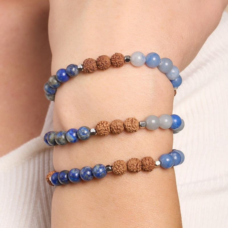 Tao | Edelstein Rudraksha | Mala Armband