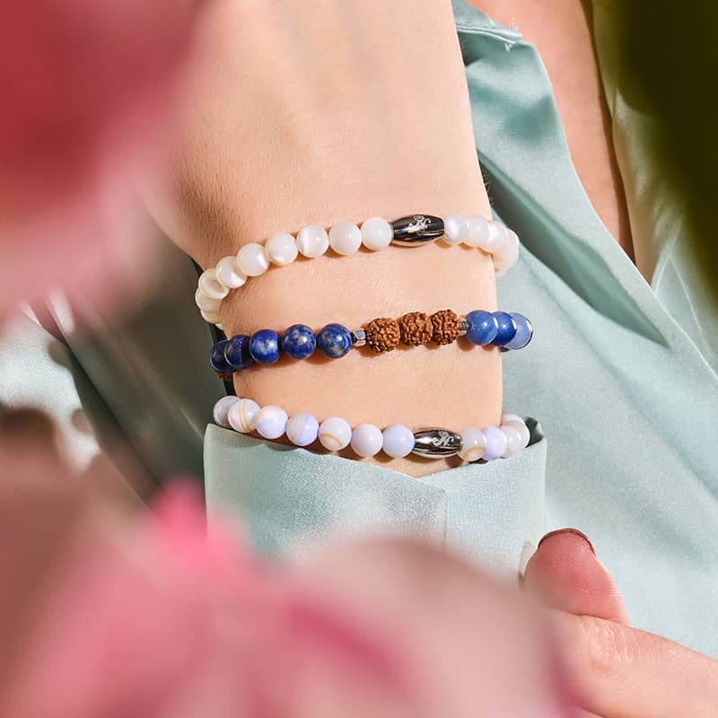 Tao | Edelstein Rudraksha | Mala Armband