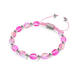 Elektrisches Pink | Meerjungfrau Glas Ozean Ei Armband