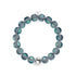 Grau | Silber | Meerjungfrau Glas Statement Armband