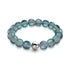 Grau | Silber | Meerjungfrau Glas Statement Armband