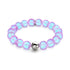 Lavendel | Silber | Meerjungfrau Glas Statement Armband