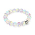 Regenbogenweiß | Silber | Meerjungfrau Glas Statement Armband