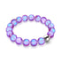 Violett | Silber | Meerjungfrau Glas Statement Armband